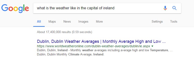 google search